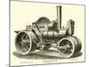 Steam Road-Roller, by Aveling and Porter-null-Mounted Giclee Print