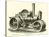 Steam Road-Roller, by Aveling and Porter-null-Stretched Canvas