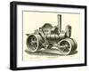 Steam Road-Roller, by Aveling and Porter-null-Framed Giclee Print