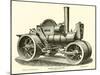 Steam Road-Roller, by Aveling and Porter-null-Mounted Giclee Print