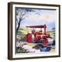 Steam Roller Driver-null-Framed Giclee Print