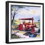 Steam Roller Driver-null-Framed Giclee Print