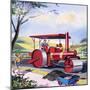 Steam Roller Driver-null-Mounted Giclee Print