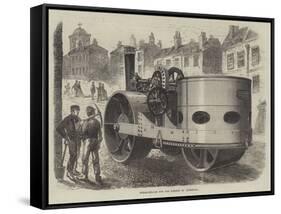 Steam-Roller for the Streets of Liverpool-null-Framed Stretched Canvas