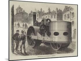 Steam-Roller for the Streets of Liverpool-null-Mounted Giclee Print