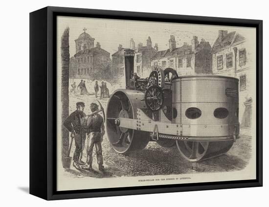 Steam-Roller for the Streets of Liverpool-null-Framed Stretched Canvas