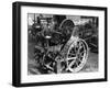 Steam Roller, Work Break-null-Framed Photographic Print