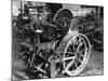 Steam Roller, Work Break-null-Mounted Photographic Print