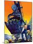 "Steam Shovel,"September 17, 1938-Ski Weld-Mounted Giclee Print