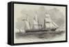 Steam to the Mediterranean, the Arabian Screw-Steamer-null-Framed Stretched Canvas