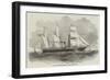 Steam to the Mediterranean, the Arabian Screw-Steamer-null-Framed Giclee Print