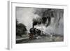 Steam Train at Garsdale, Cumbria-John Cooke-Framed Giclee Print