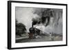 Steam Train at Garsdale, Cumbria-John Cooke-Framed Giclee Print