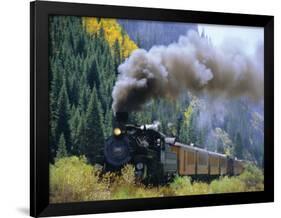 Steam Train, Durango & Silverton Railroad, Silverton, Colorado, USA-Jean Brooks-Framed Photographic Print