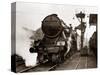 Steam Train Electric Coaling Installation and Inspection Pit at Kings Cross Station, September 1929-null-Stretched Canvas