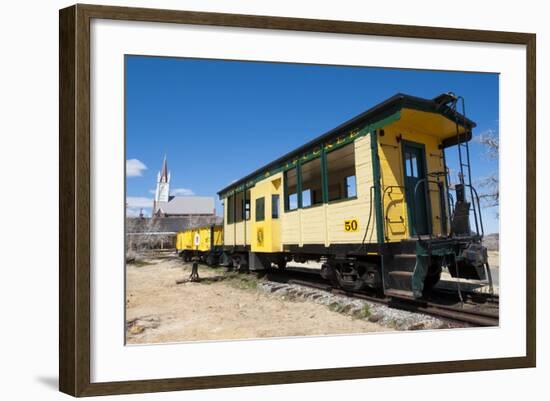 Steam Train Engine, Gold Hill Train Station, Virginia City, Nevada, USA-Michael DeFreitas-Framed Photographic Print