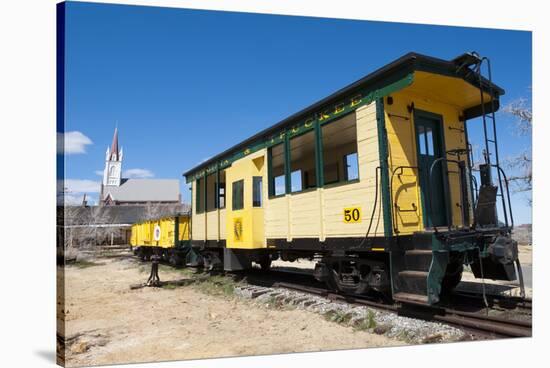 Steam Train Engine, Gold Hill Train Station, Virginia City, Nevada, USA-Michael DeFreitas-Stretched Canvas