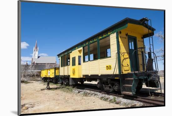 Steam Train Engine, Gold Hill Train Station, Virginia City, Nevada, USA-Michael DeFreitas-Mounted Photographic Print