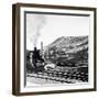 Steam Train Leaving Blair Atholl, 1947-Staff-Framed Photographic Print