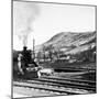 Steam Train Leaving Blair Atholl, 1947-Staff-Mounted Photographic Print