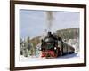 Steam Train, Oberwiesenthal - Cranzhal (Fichtelbergbahn), Germany-phbcz-Framed Photographic Print