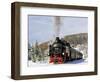 Steam Train, Oberwiesenthal - Cranzhal (Fichtelbergbahn), Germany-phbcz-Framed Photographic Print