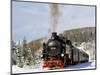 Steam Train, Oberwiesenthal - Cranzhal (Fichtelbergbahn), Germany-phbcz-Mounted Photographic Print