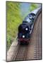 Steam Train on Bluebell Railway, Horsted Keynes, West Sussex, England, United Kingdom, Europe-Neil Farrin-Mounted Photographic Print