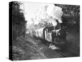 Steam Train on the Southern Region Nr-null-Stretched Canvas