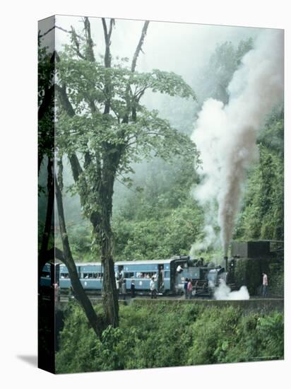 Steam Train on the Way to Darjeeling, West Bengal State, India, Asia-Sybil Sassoon-Stretched Canvas