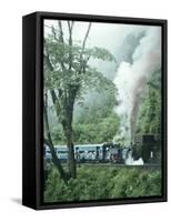 Steam Train on the Way to Darjeeling, West Bengal State, India, Asia-Sybil Sassoon-Framed Stretched Canvas