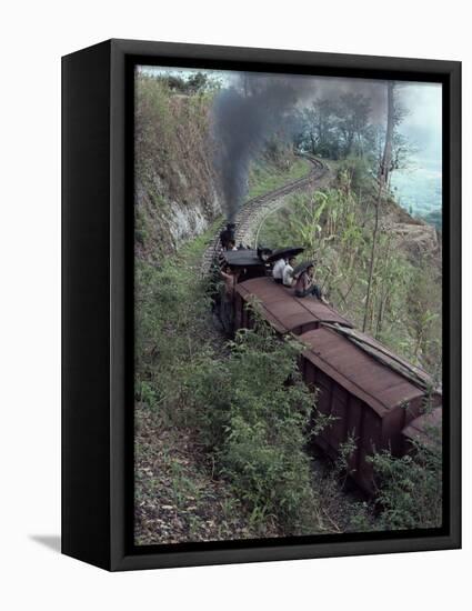 Steam Train on the Way to Darjeeling, West Bengal State, India, Asia-Sybil Sassoon-Framed Stretched Canvas