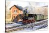 Steam Train, Steinbach - Johstadt, Germany-phbcz-Stretched Canvas