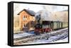 Steam Train, Steinbach - Johstadt, Germany-phbcz-Framed Stretched Canvas