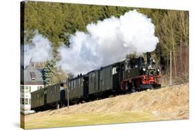 Steam Train, Steinbach - Johstadt, Germany-phbcz-Stretched Canvas