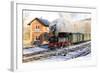 Steam Train, Steinbach - Johstadt, Germany-phbcz-Framed Photographic Print