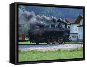 Steam Train, Ziller Valley, the Tirol, Austria, Europe-Gavin Hellier-Framed Stretched Canvas