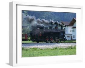 Steam Train, Ziller Valley, the Tirol, Austria, Europe-Gavin Hellier-Framed Photographic Print