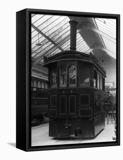 Steam Tram 1882-null-Framed Stretched Canvas