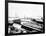 Steam Tug Moving Between Barges on the Thames, London, C1905-null-Framed Photographic Print