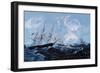 Steam Wreck-Currier & Ives-Framed Premium Giclee Print