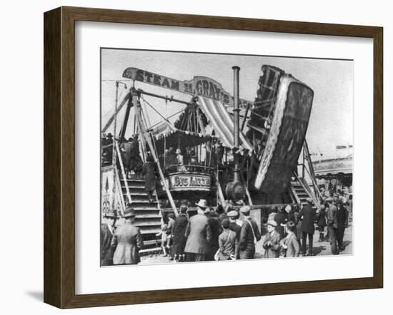 Steam Yacht, a Bank Holiday Fairground Attraction on Hamstead Heath, London, 1926-1927-null-Framed Giclee Print