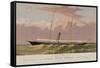 Steam Yacht Corsair-null-Framed Stretched Canvas