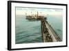 Steamboat at Dreamland Pier, Coney Island, New York City-null-Framed Art Print