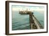 Steamboat at Dreamland Pier, Coney Island, New York City-null-Framed Art Print