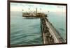 Steamboat at Dreamland Pier, Coney Island, New York City-null-Framed Art Print