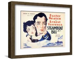 Steamboat Bill, Jr., 1928-null-Framed Art Print