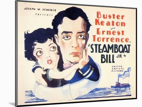 Steamboat Bill, Jr., 1928-null-Mounted Art Print