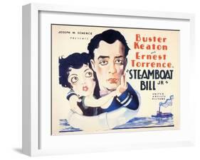 Steamboat Bill, Jr., 1928-null-Framed Art Print