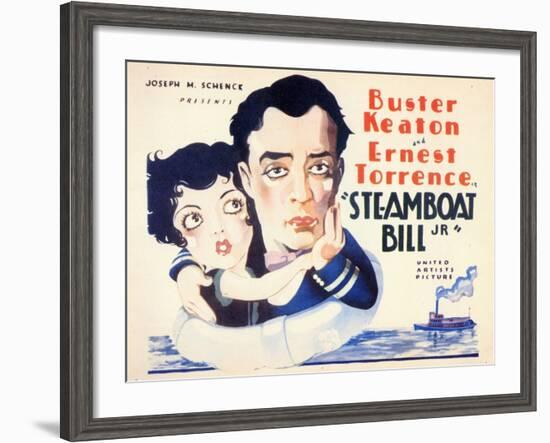 Steamboat Bill, Jr., 1928-null-Framed Art Print